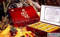 仿红木金线莲保健茶包装木盒 竹木工艺中的高端养生美学